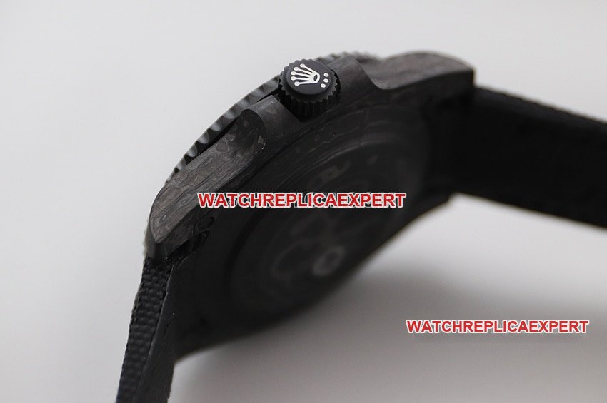 VS factory Rolex Submariner top 1:1 imitation black plate carbon fiber red ring strap models side actual photo
