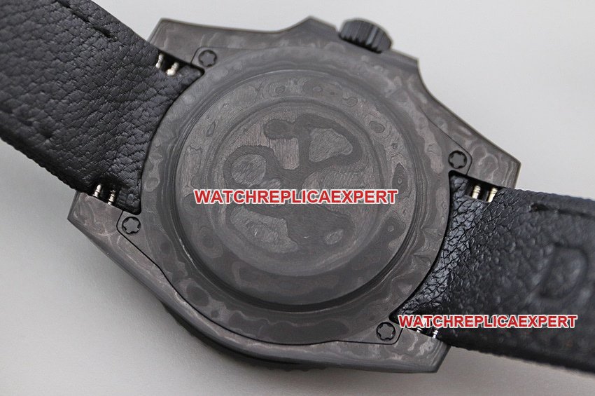 VS factory Rolex Submariner top 1:1 imitation black plate carbon fiber red ring strap models back actual photo