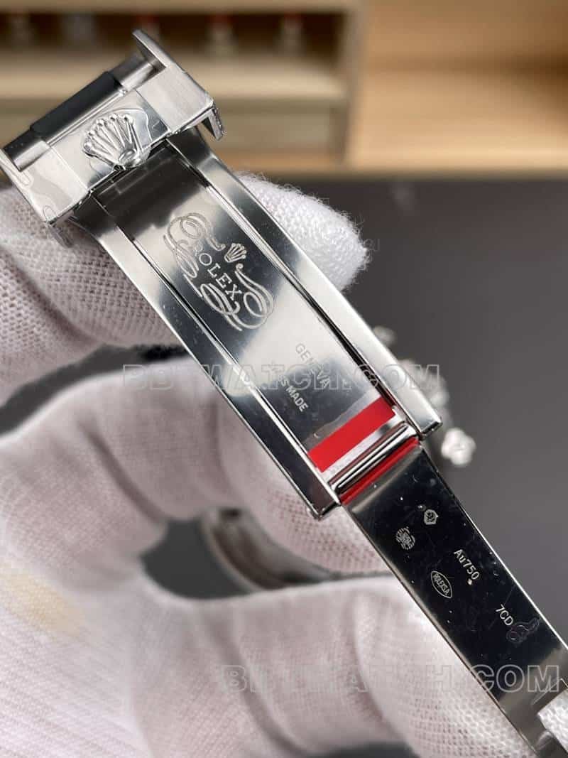 VSRolexDaytonatop-tier 1:1high-quality replica gray plate rubber model 126519clasplive photos