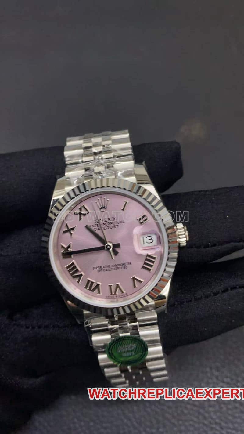 ARF FactoryRolex log 1:1super clone powder plate 31mm five rows of links 278274front live photo