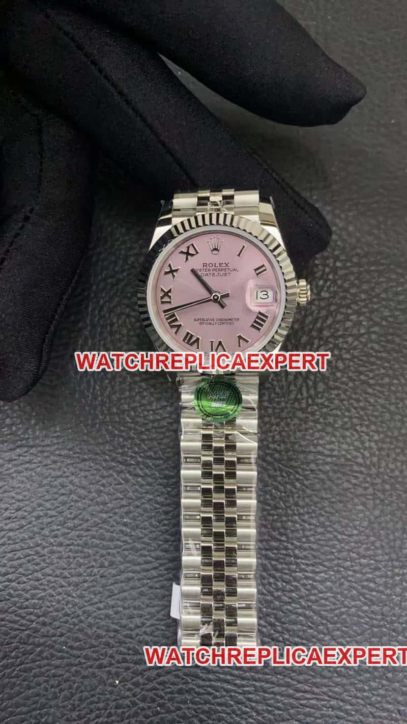 ARF FactoryRolex log 1:1super clone powder plate 31mm five rows of links 278274front live photo