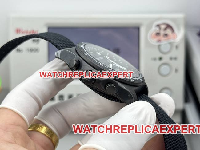 top-tier replica watch collar submersible V+ factory Tudor white 7750 mechanical side live photo