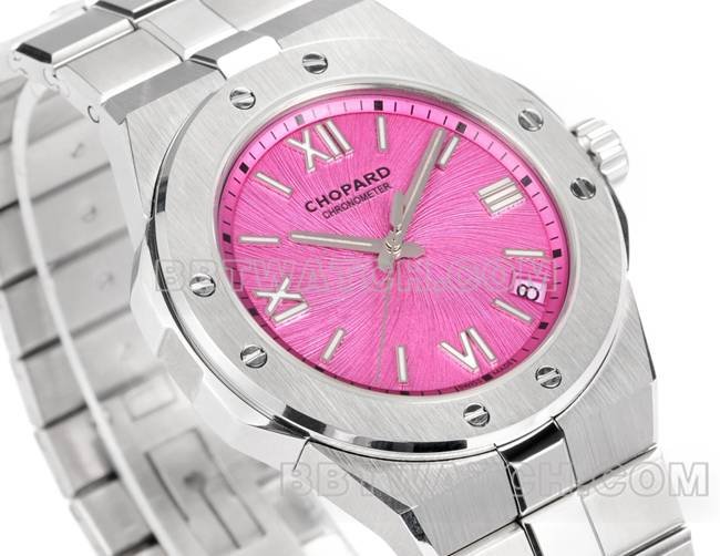Best replica watch Snow Mountain Aoyi GH Factory Chopard Pink Plate 41mmfront live photo