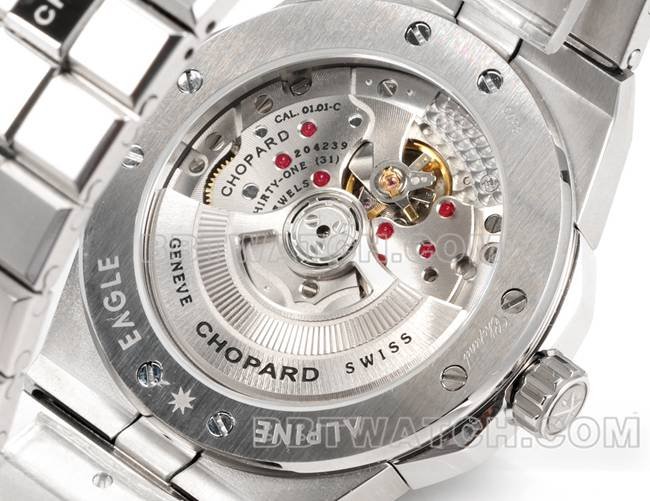 Best replica watch Xueshan Aoyi GH factory Chopard powder plate 41mm caseback live photo