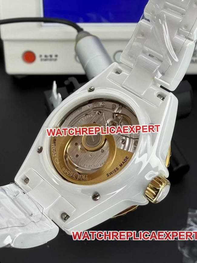1:1replica watch ChanelBV factory white dial38mm mechanical caseback live photo