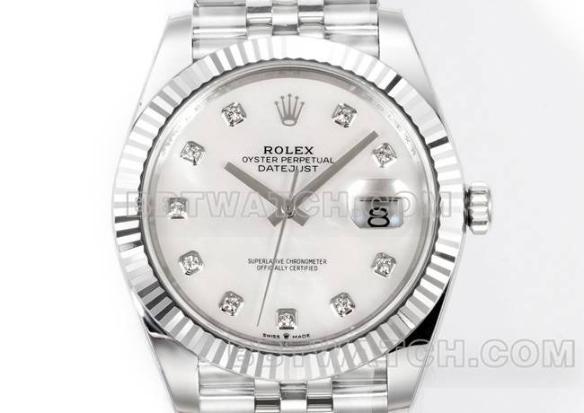Best replica watch JF factory Rolex log dial 3235 mechanical 41mm front live photo