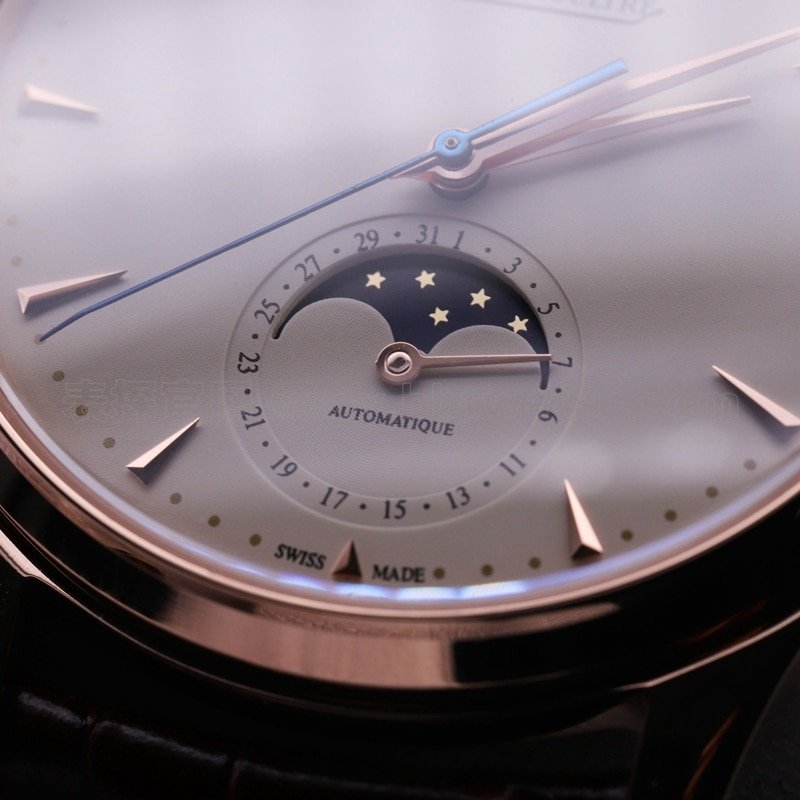 Jaeger-LeCoultre Master Series Moon Phase Ultra-Thin Men's Watch Rose Gold Replica Watch Review | Detailed Photos