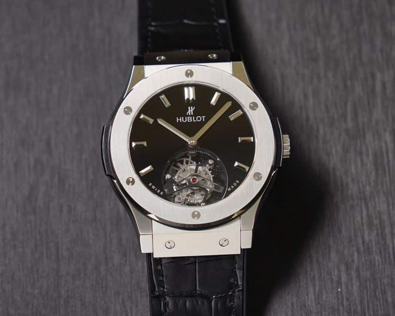 Hublotsuper clone watch (Hublot) classic fusion series tourbillon watch front view
