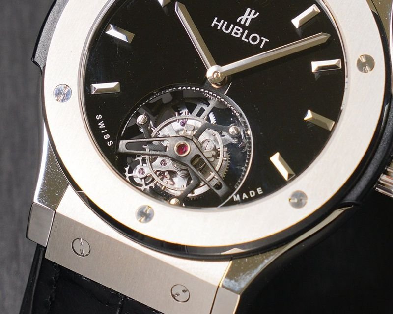 Hublot super clone watch (Hublot) classic fusion series tourbillon watch detail shots