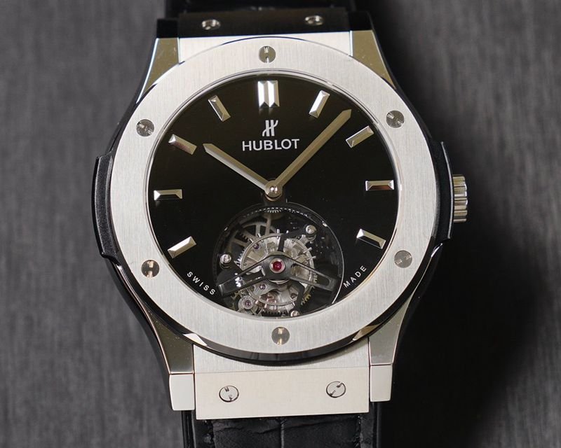 Hublotsuper clone watch (Hublot) classic fusion series tourbillon watch front view