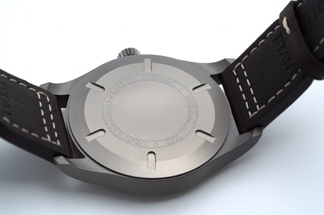 V7 factory wanguo top replica watches men's black disk brown belt mark series mechanical belt watch back cover figure