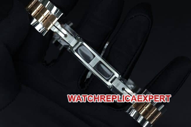 YF factory Chopardtop-tier replica watch ladies blue dial gold belt happy diamond automatic movementclasp picture