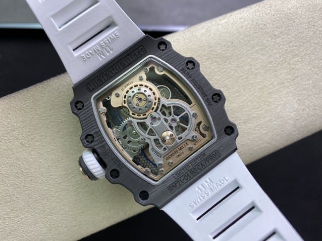 top-tier replica watch Richard Mille aerodynamic tourbillon watch movement