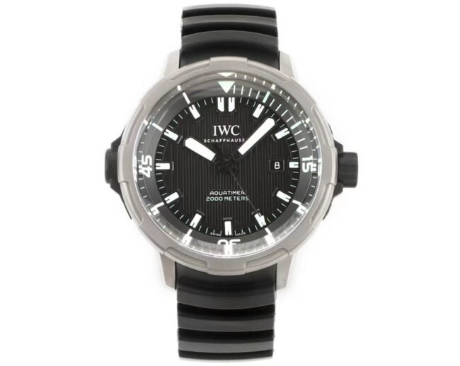 Top replica IWC Aquatimer 2000 automatic men's watch front view