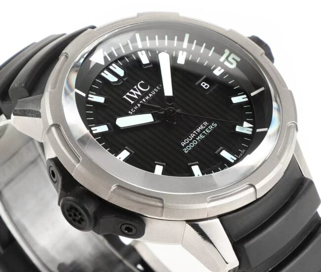 Top replica IWC Aquatimer 2000 automatic men's watch side view