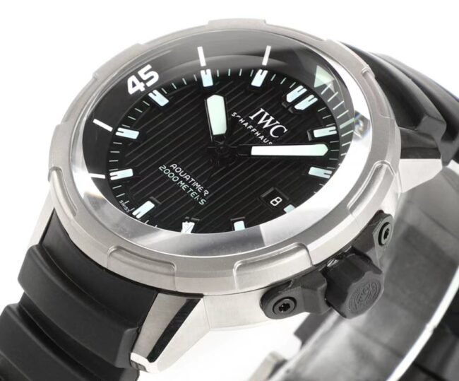 Top replica IWC Aquatimer 2000 automatic men's watch side view
