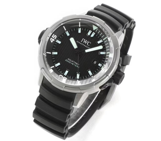 Top replica IWC Aquatimer 2000 automatic men's watch front view
