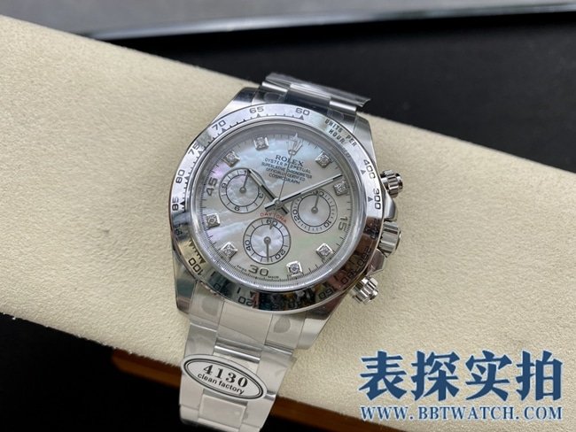 C factory Rolex moissanite real mica dialDaytonatop-tier replica _price_picture_how is the quality front
