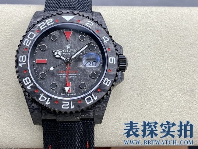 VSRolexGMT-Master high-quality replica carbon fiber watch_price_style picture_quality positive
