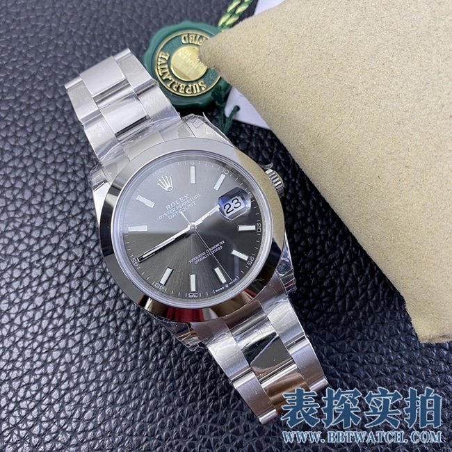vsRolextop-tiersuper clone log 41mm watch_How much does it cost_Pictures_How is the workmanship? Front