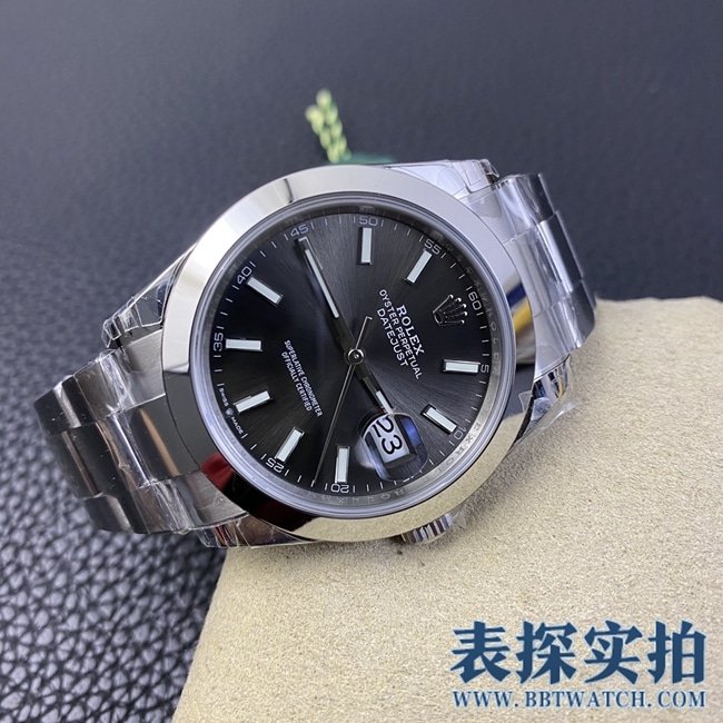 vsRolextop-tiersuper clone log 41mm watch_How much does it cost_Pictures_How is the workmanship? Front