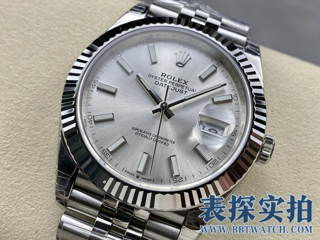 VSRolex high-quality replica log 41MM white steel watch_price_style picture_quality positive