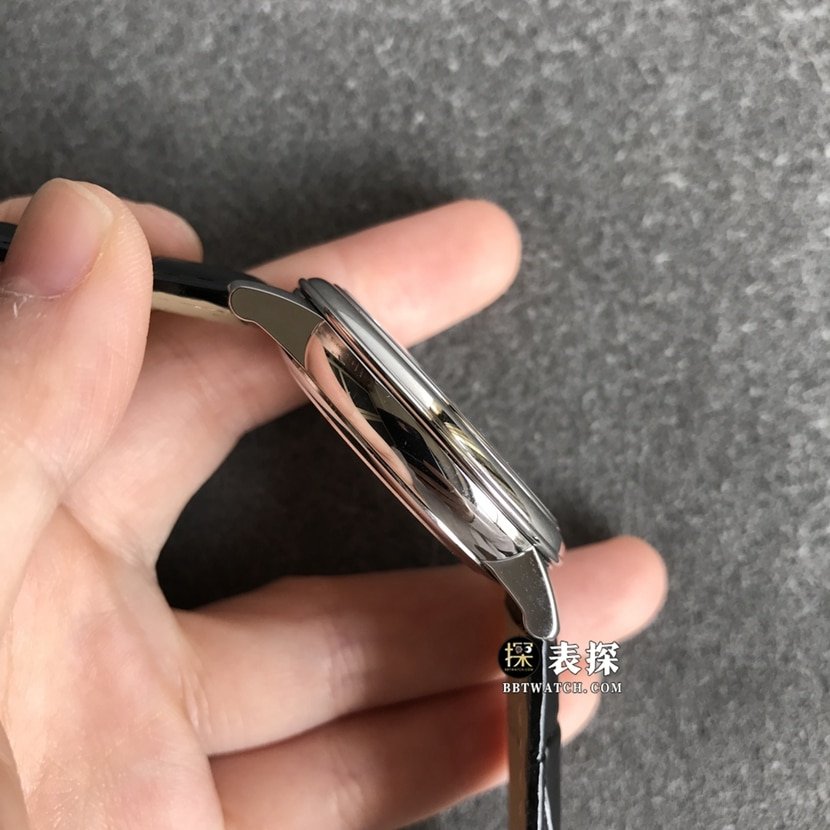 Omega Diefei top-tier 1:1high-quality replica watch men's black dialleather strap model pictures and prices side live photo