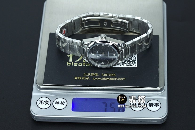 OmegaSeamaster1:1super clone watch ladies black dial silver needle steel bracelet model pictures and price weight live photos