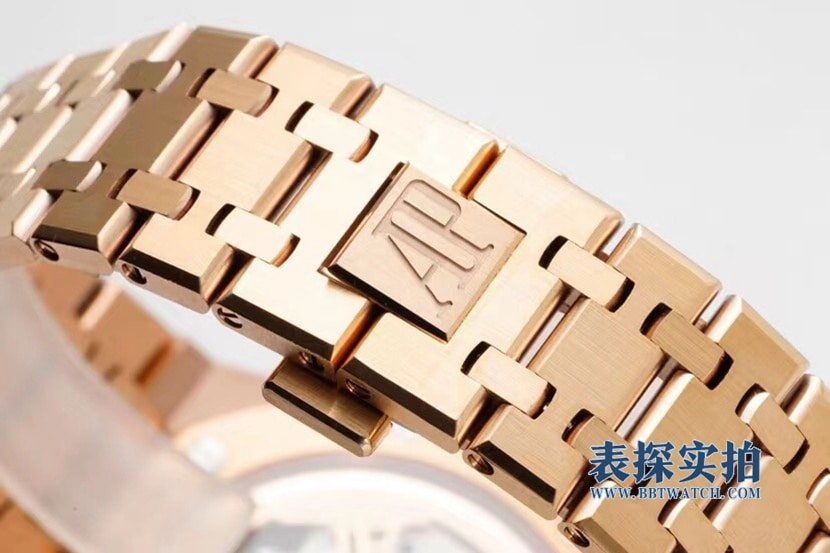 Big factory high-quality replicaZFAudemars Piguet white steel Royal Oak men's mechanical watch clasp