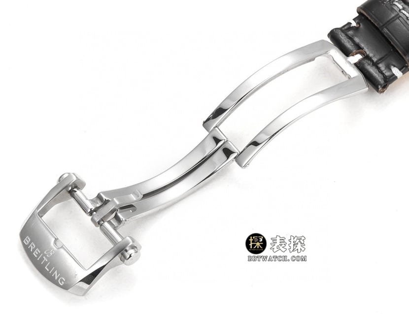 BLS aviation chronograph1Breitling1:1replica watch black dialleather strap model AB0138211B1P1clasplive photos