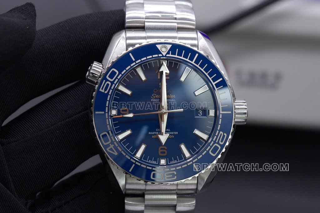 OmegaSeamaster600blue dialtop-tier replica men's mechanical watch 215.30.44.21.03.001