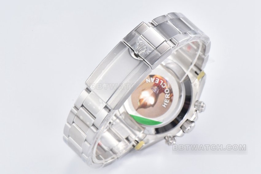 Factory C Rolex Daytona1:1super clone silver gray plate steel bracelet model m116509-0072braceletlive photos