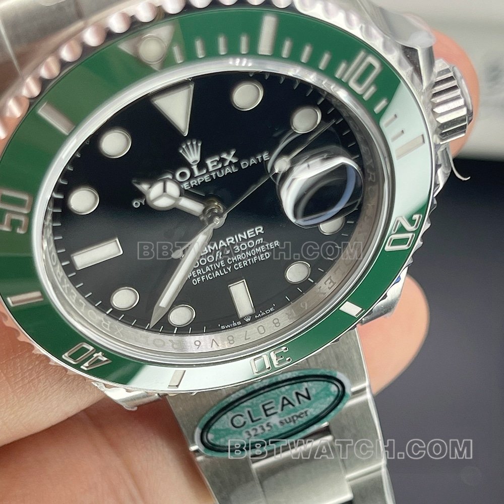 Factory C watch latest code RolexStarbucks Submariner41mm top-tier replica watch detail shots